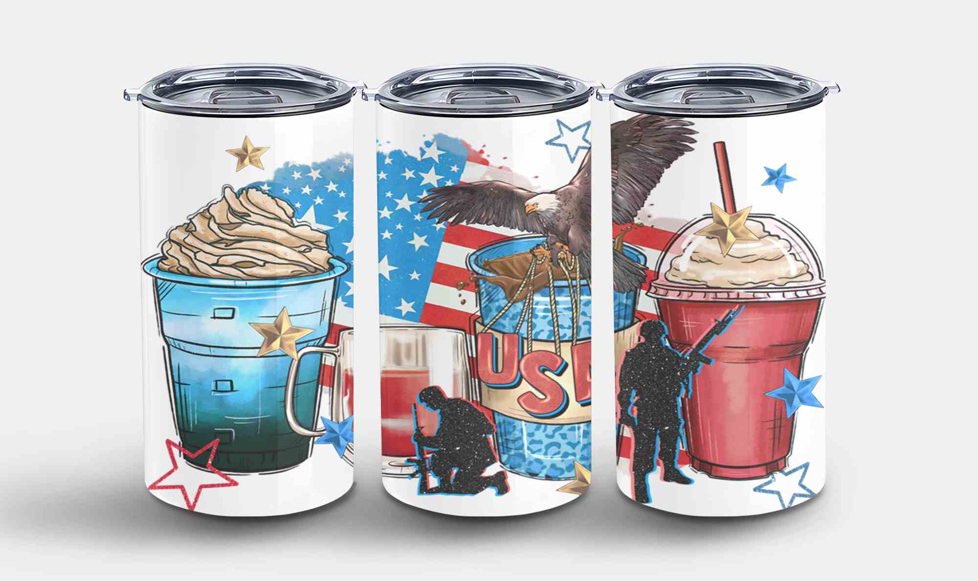 4th of July Coffee Cups-9918